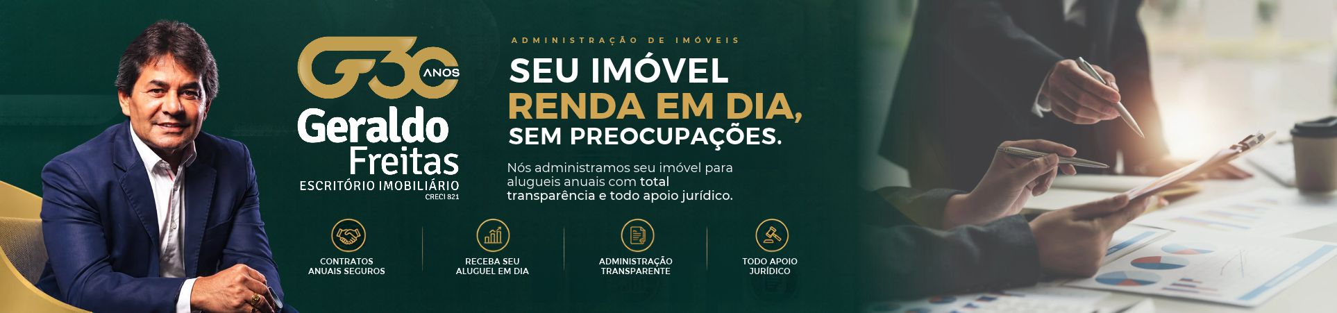 Administramos seu imovel